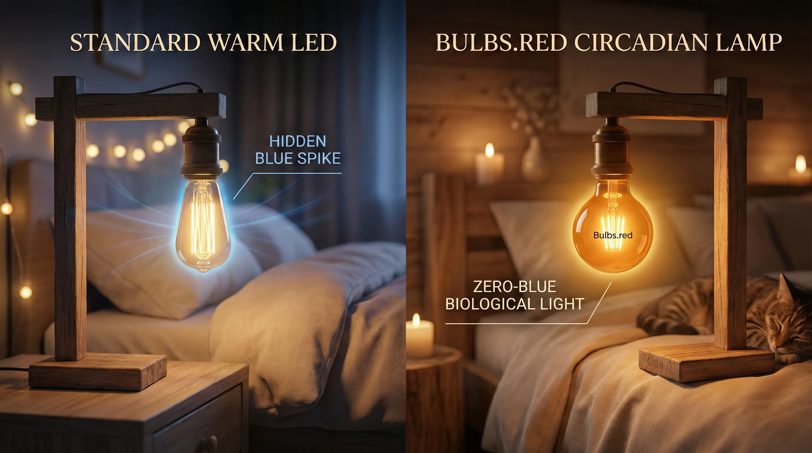 Circadian Warmth vs Standard Warm LED