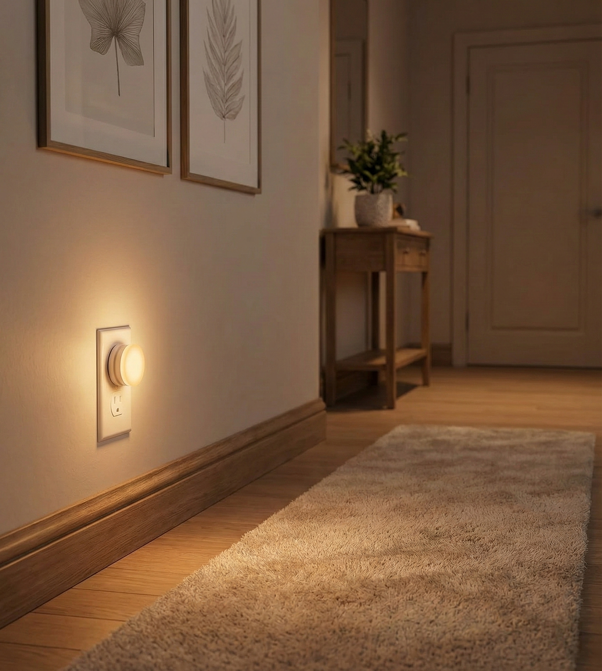 GE SleepLite Motion Sensor Night Light (2-Pack) - Warm Amber