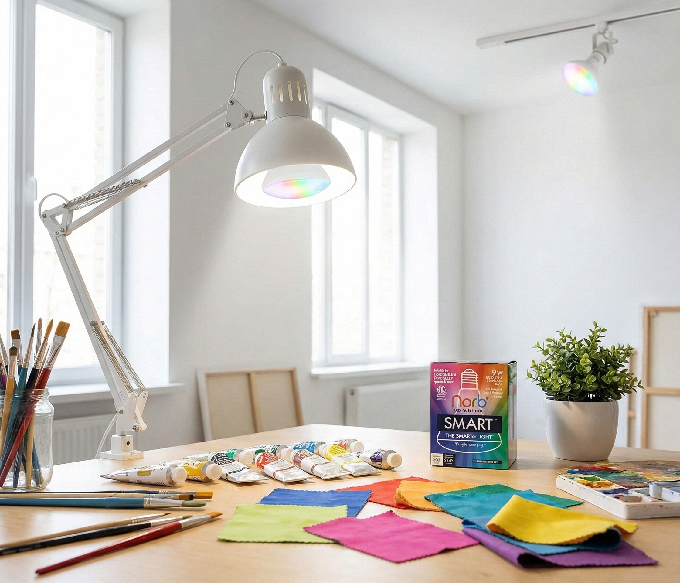 NorbSMART Circadian Bulb (2-Pack) - Tunable Wellness Light (WiFi)