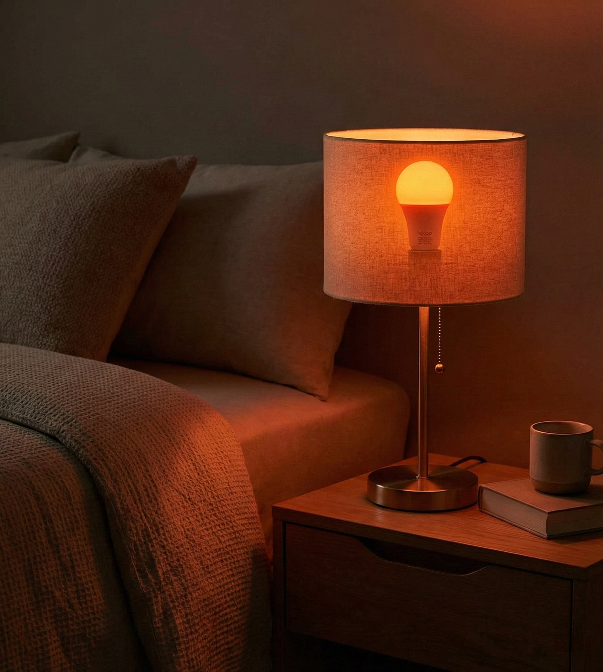 Hooga Sleep Therapy Bulb - 1600K Blue Light Blocking Amber Light